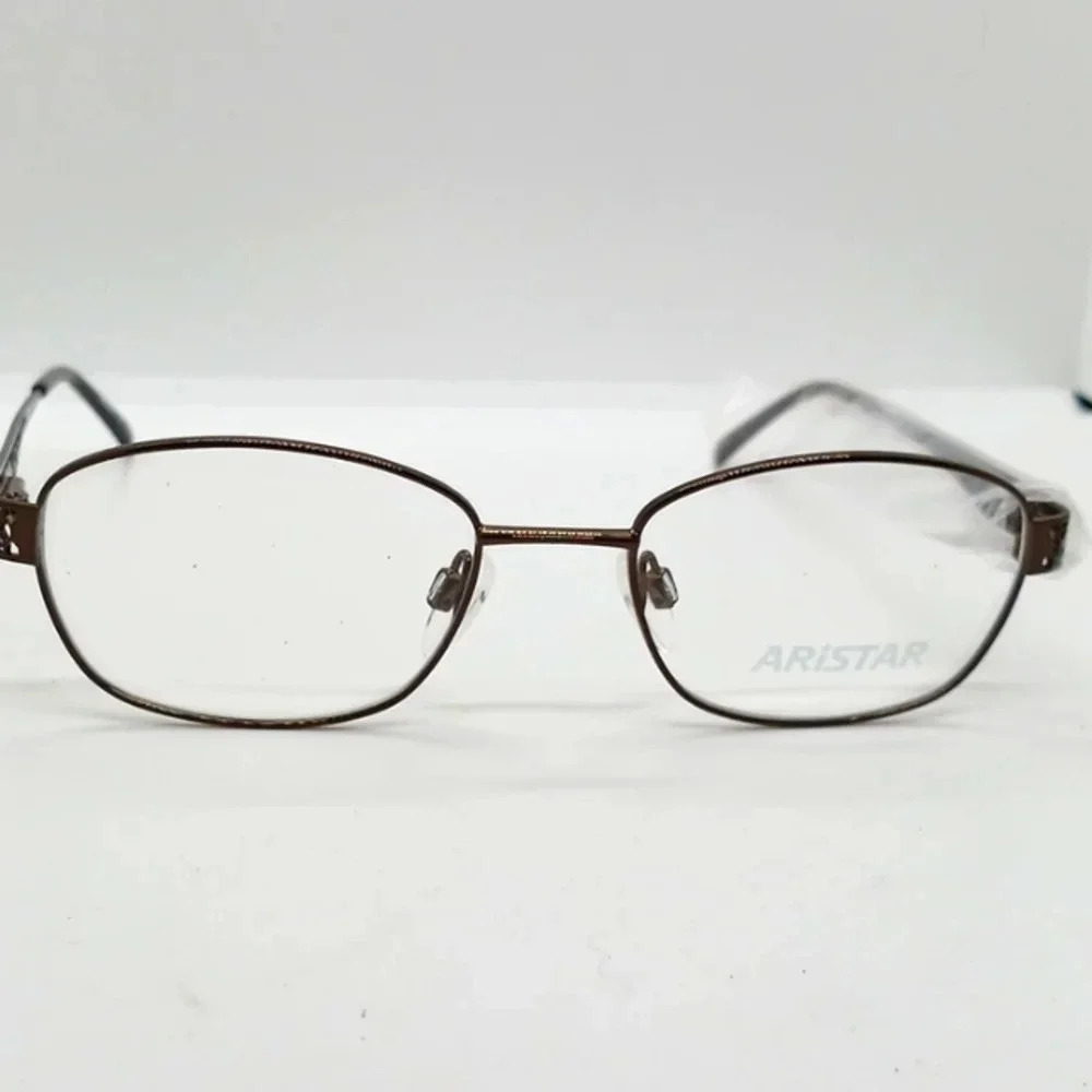 NWT unisex brown ARISTAR by Charmont group eyeglass frames AR16341